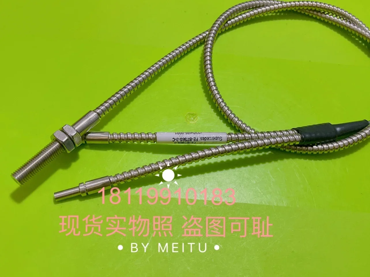 2026 Photo Of One Physical Item Of Beijiafu P+F Metal Tube Fiber Optic Sensor FE-BTS6S-3-C In Stock