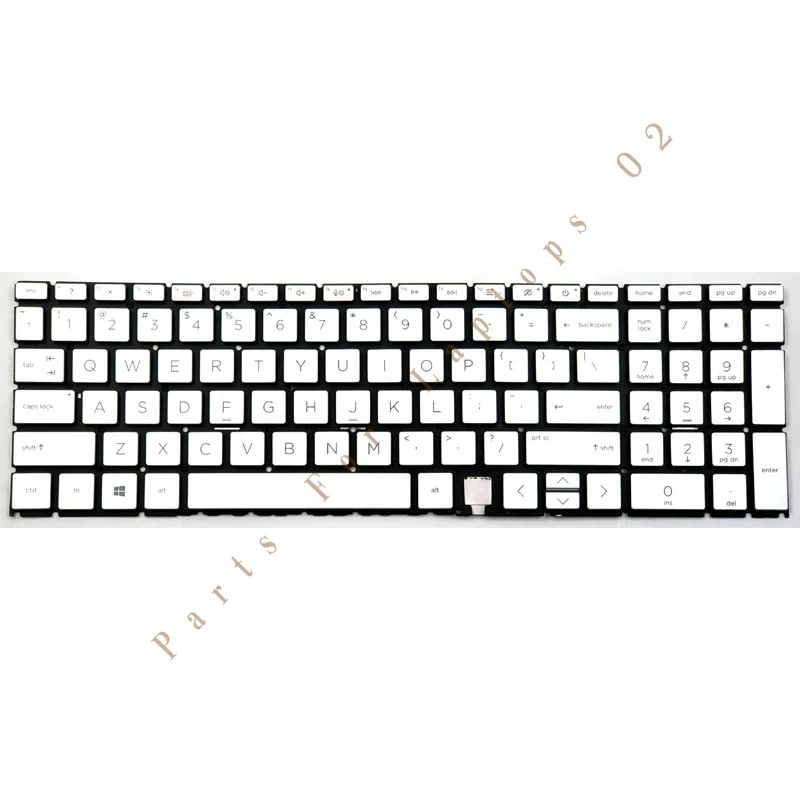 P New For HP Envy x360 15-AG 15-ED 15-ED0000 15-ED0003CA 15-ED0008CA 15-ED0010CA Laptop Keyboard US Silver With Backlit