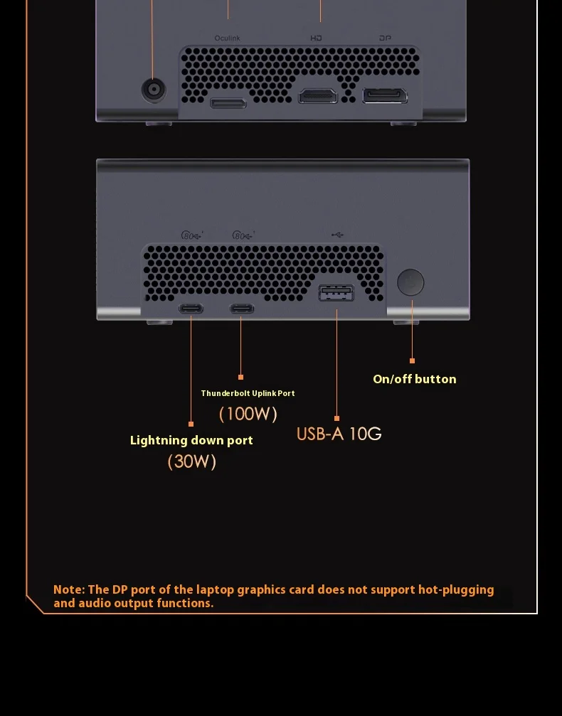 SZBOX Oculink Thunderbolt5 MIni PC NVIDIA RTX4080M 12GB RTX 4090M 16GB PCIE16(4,0x4) 64Gbps juego ordenador de escritorio de oficina