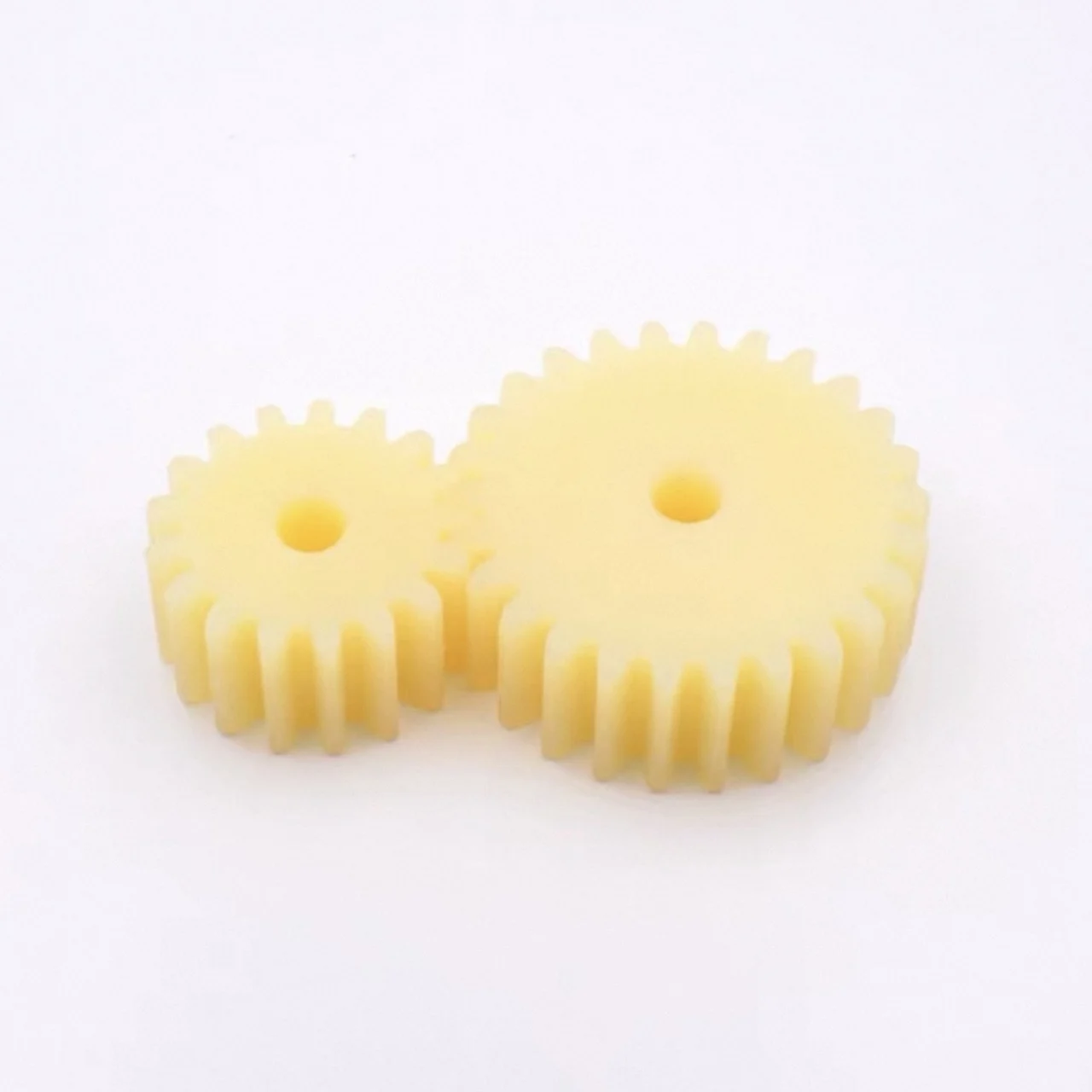 2 Module 28-50 Teeth Nylon Spur Gear DIY Mechanical Transmission Cylindrical Plastic Spur Gear