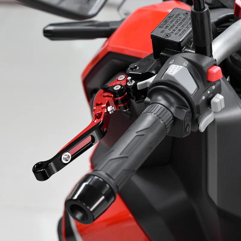 Chekis Is Suitable for Sym Husky Adv300 Adx300 Modified Brake Handle, Handbrake Lever with Parking Function, Brake Horn with Parking Function
