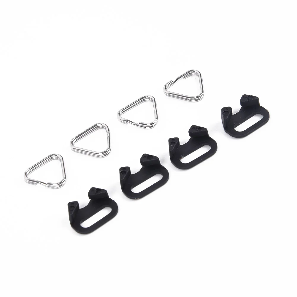 4 Pack of Triangular Split Rings for Camera Shoulder and Belt Straps Suitable for DSLRs and Small Aperture Cameras