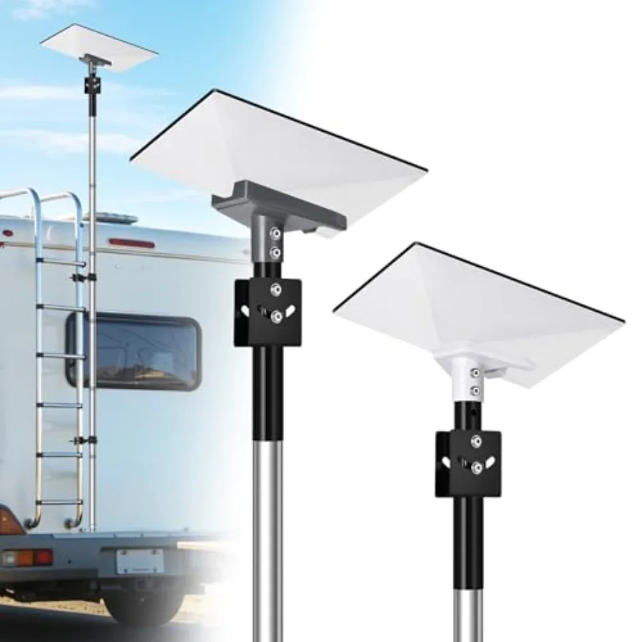 

Gen 3 Starlink RV Ladder Mount Kit Includes Gen 3 Starlink Antenna Adapter and Mini Starlink Antenna Adapter Adjustable Six Sec