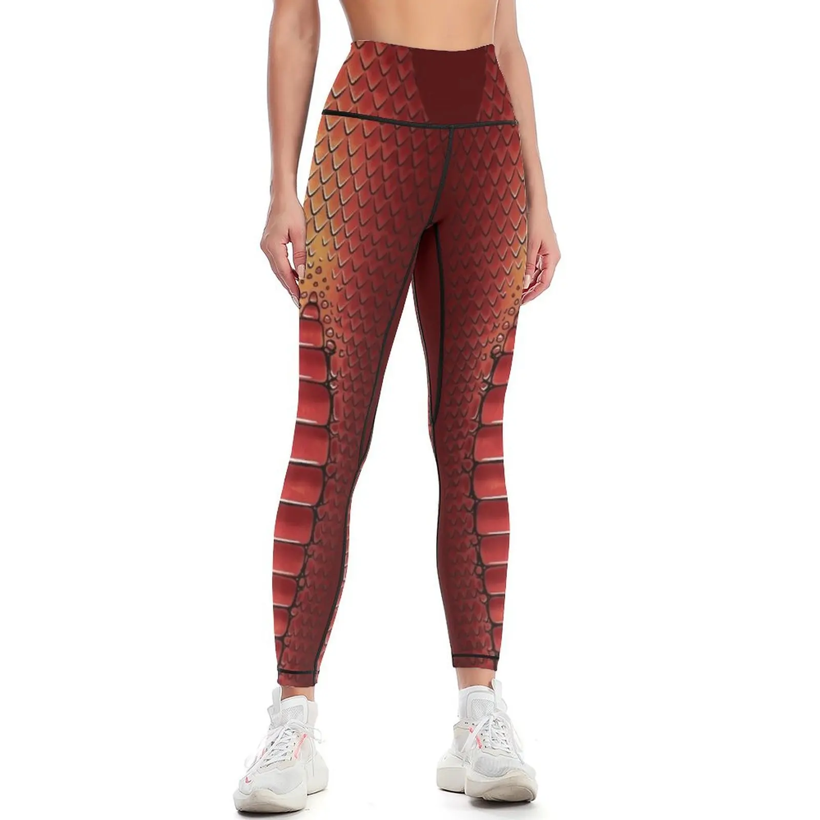 

Red Dragon Leggings Female legging pants Fitness woman push up fitness Womens Leggings