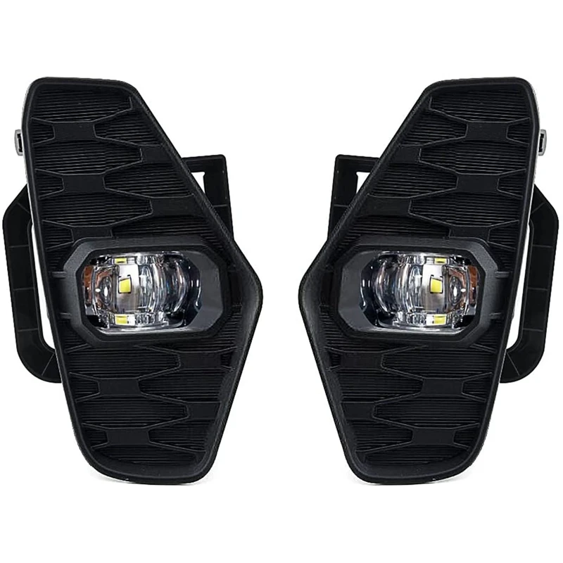 LED DRL Fog Light For Nissan NAVARA Nueva Facelift Pro-4X 2021 Fog Light Spot Light Fog Lamp Cover Grill Harness Switch