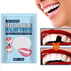 Dientes postizos moldeables, reparación de dientes faltantes, restauración de huecos de dientes faltantes, relleno de dientes rotos, reutilizable, no tóxico