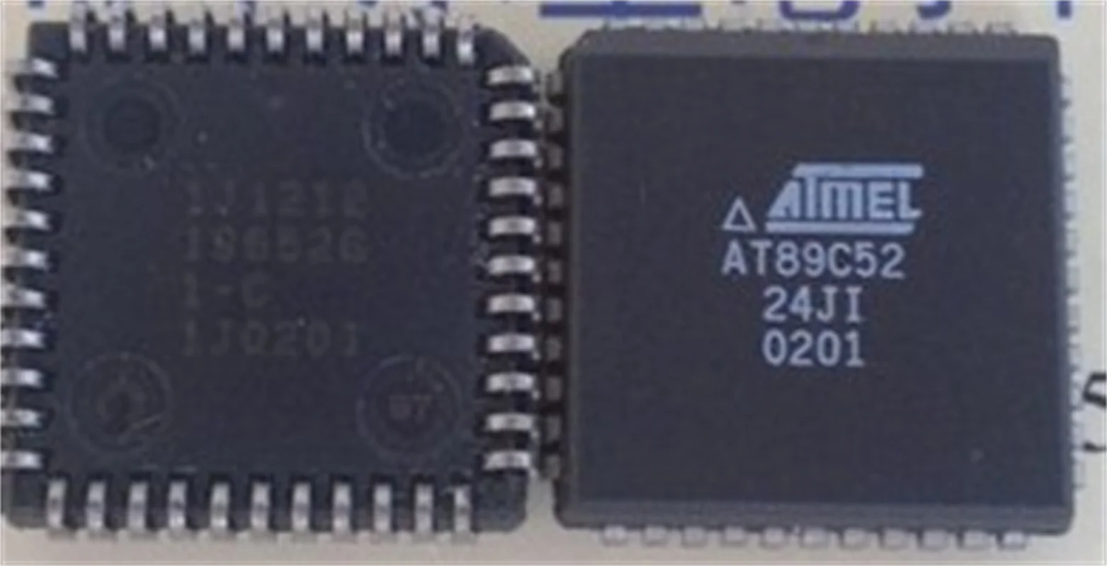 New imported AT89C52-24JI-24JC-24JU patch PLCC44 microcontroller