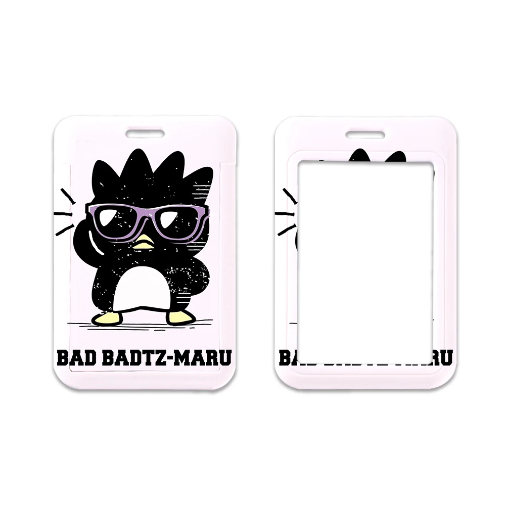 Promocyjne BADTZ-MARU Cartoon Anime Design Sublimacja Spersonalizowana smycz do telefonu komórkowego Smycze dla dzieci z etui na dowód osobisty