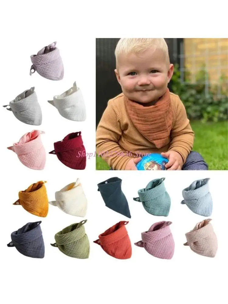 

R6FD детские банданы нагрудники для слюней для мальчиков и девочек, унисекс, нагрудники для прорезывания зубов, удобные подарки