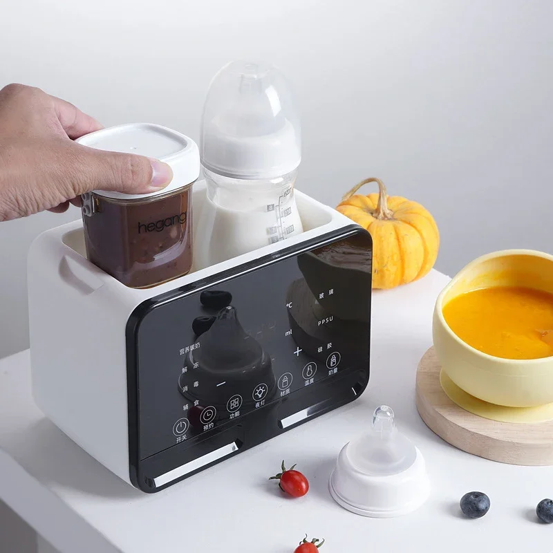 2 in1 Baby Bottle Warmer and Sterilizer Automatic Smart Temperature Control Milk Warmer Disinfection