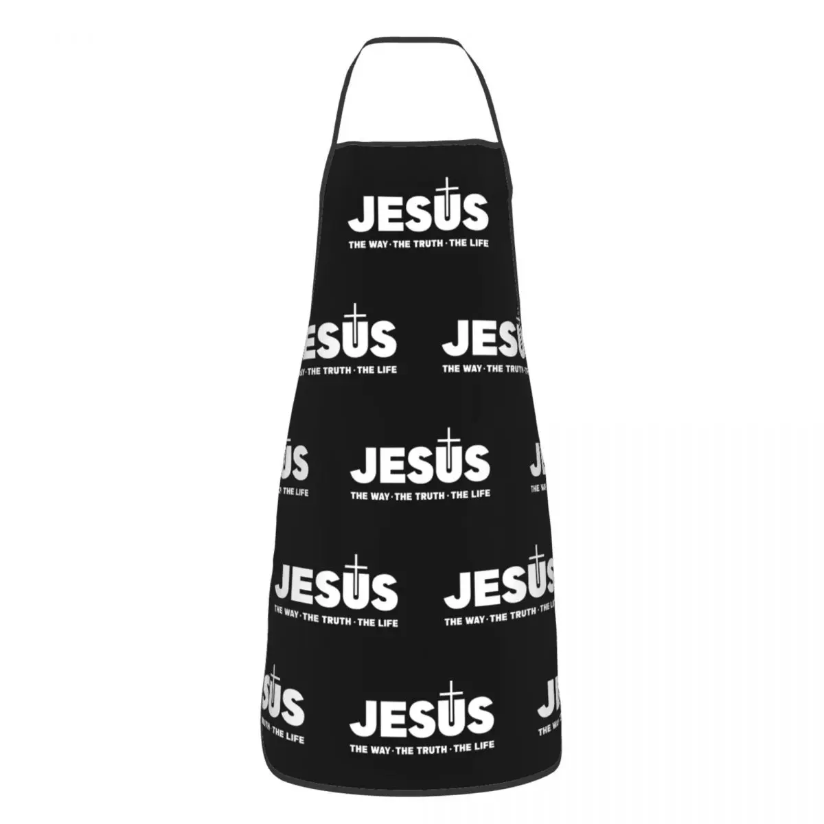 Jesus Christ The Way The Truth The Life Apron Unisex Bib Religion Christian Faith Kitchen Cooking Tablier Cuisine Chef Baking