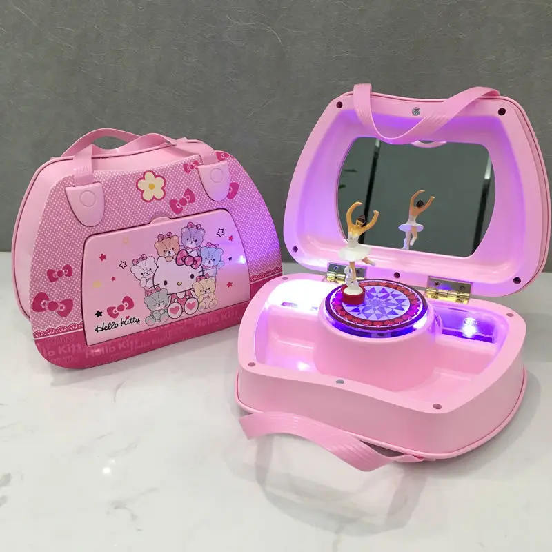 

Kawaii ручная сумка, музыкальная шкатулка, аниме, мультяшный стиль, необычный подарок на день рождения для детей, рождественские игрушки для девочек