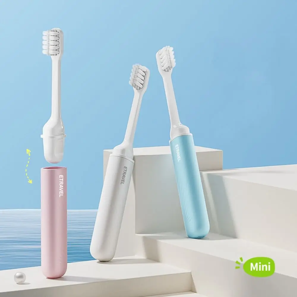 

New Mini Travel Toothbrush Portable Foldable Small Dental Brush Soft Bristle Candy Colors Adult Toothbrush