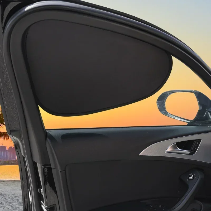 Static Adhesive Car Sunshade Summer Sun Protection & Heat Insulation Window Curtain for Privacy & UV Blocking view 4