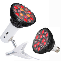 Red Light Therapy Bulb 18*3W Near Infrared Light Therapy LED Beauty Device 630nm 660nm 810nm 830nm 850nm For Pain Relief