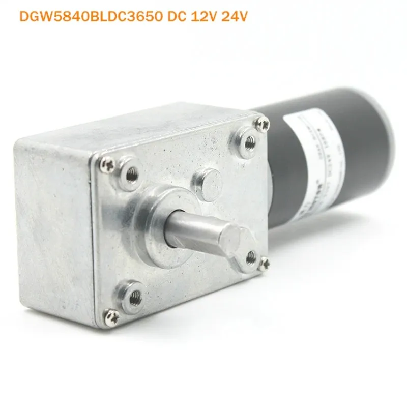 

5840 Type BLDC3650 Permanent Magnet Brushless Turbine Worm Reducer Gear DC Motor 12V 24V