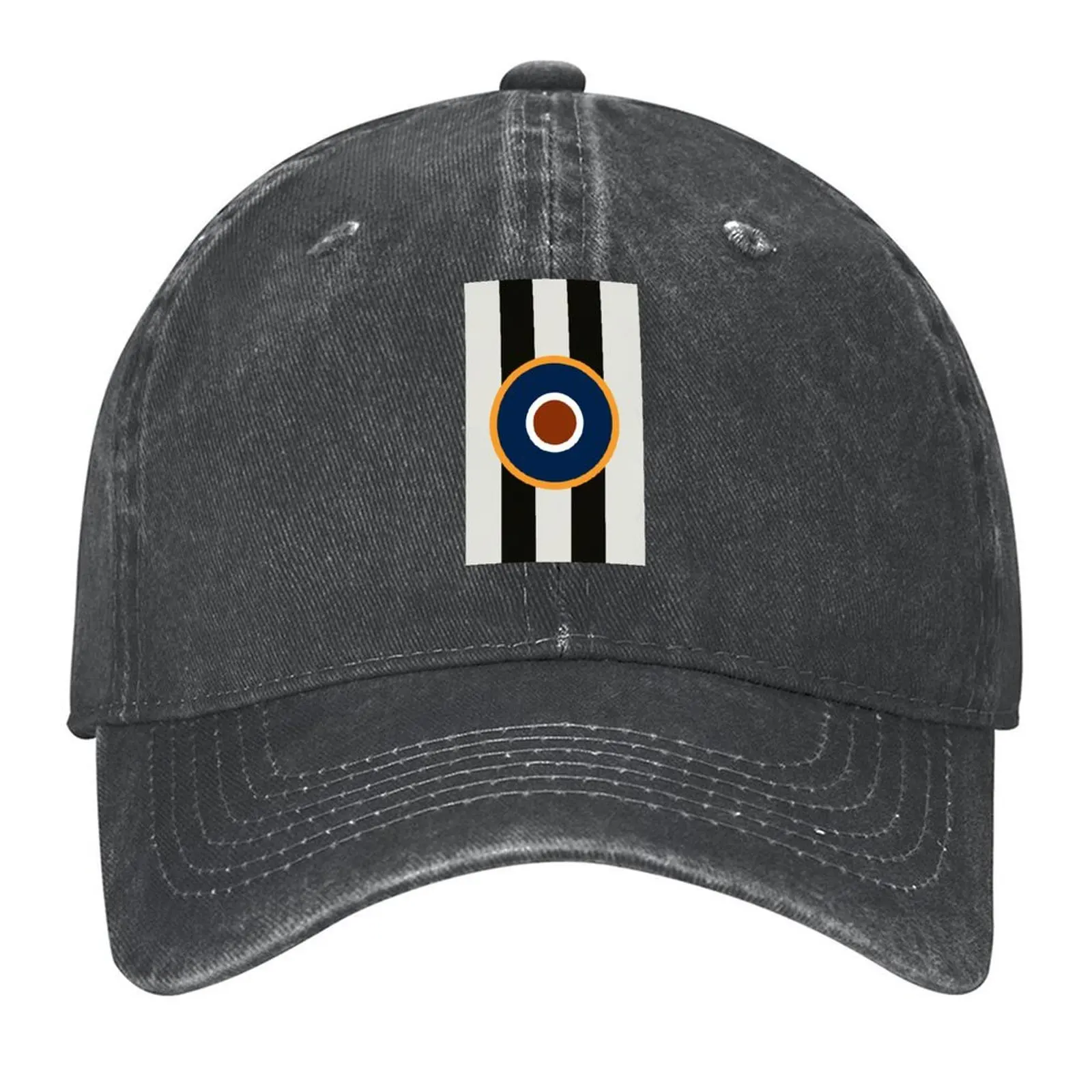 

D-Day Stripes with RAF Roundel Baseball Cap Golf Hat Man Beach Outing Vintage New In Hat Baseball Men Women's