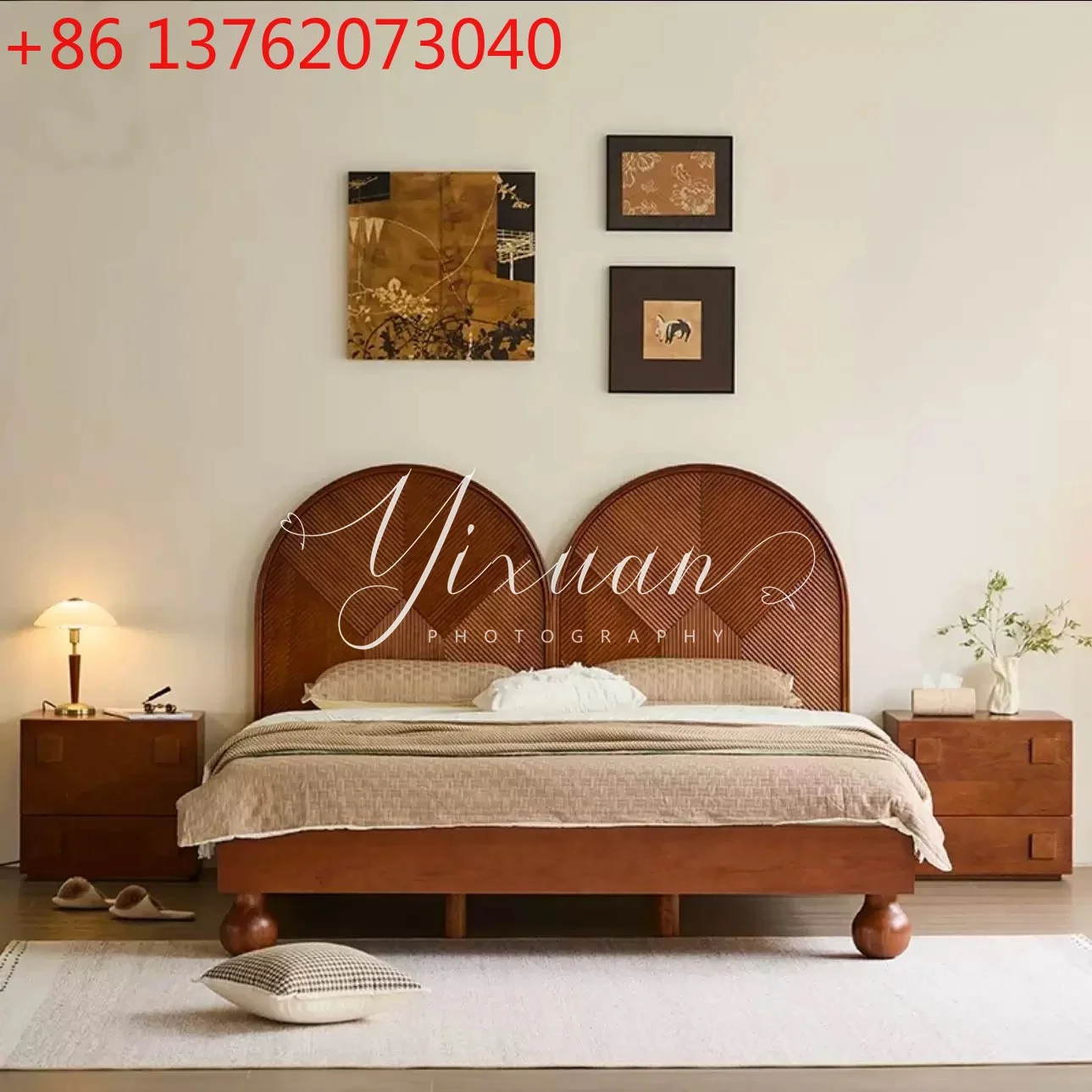 

French retro bed and breakfast hotel bed linen 1.5 children's bed