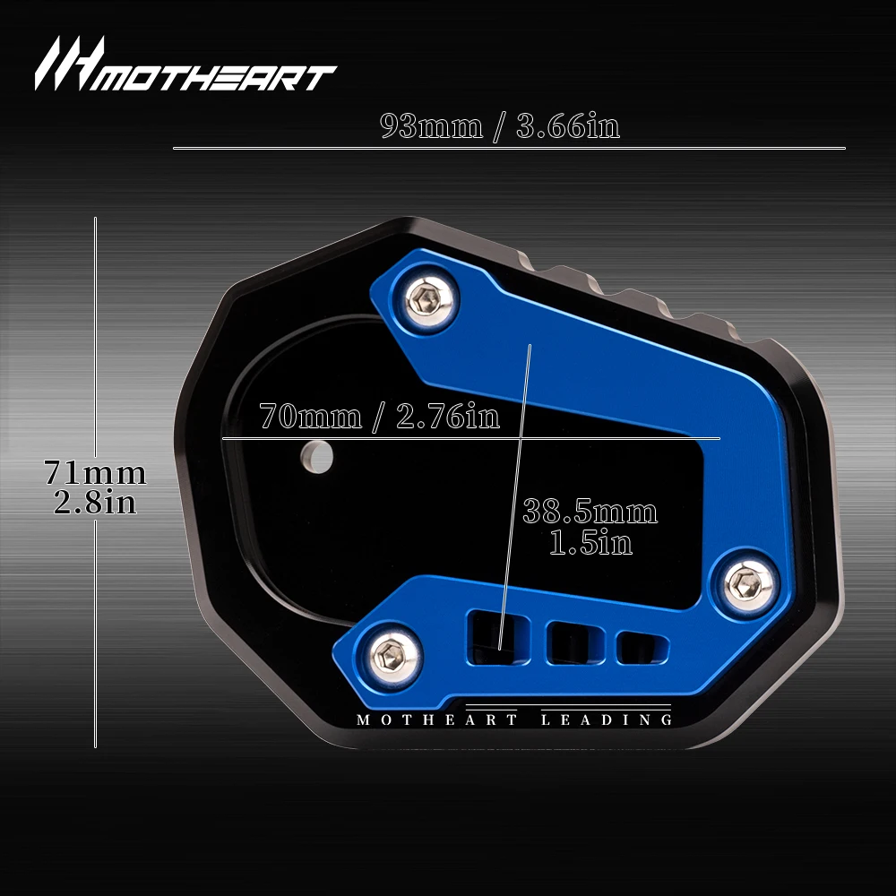 Motorcycle Stand Enlarger Base Pad for F900R 2020-2025 F900XR 2020-2025 Anti-tip Soft Ground Parking Stability Pad F900R F900XR