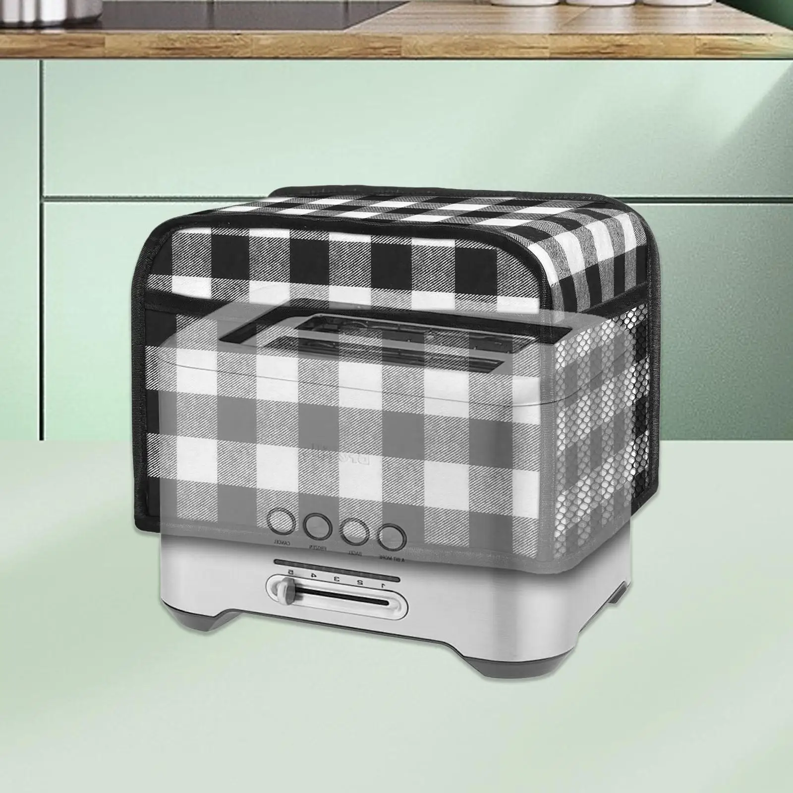 Toaster Cover Bread Maker Cover,with Pocket,Dustproof Cover,Household Dust Cover Bread Maker Oven Dust Cover for Home Office