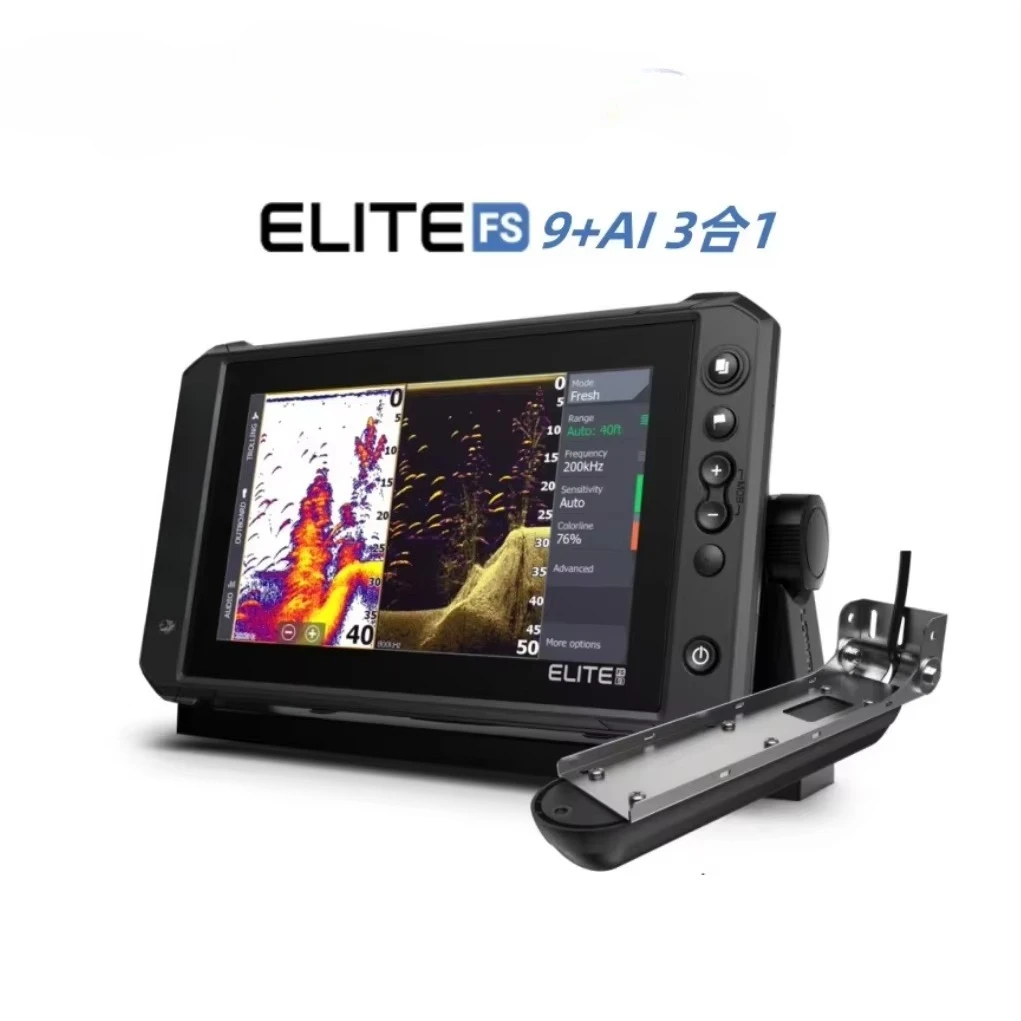 FS9 Portable Touchscreen  Real-Time Dynamic Sonar Full Sweep Chartplotter Multi-Dimensional Imaging