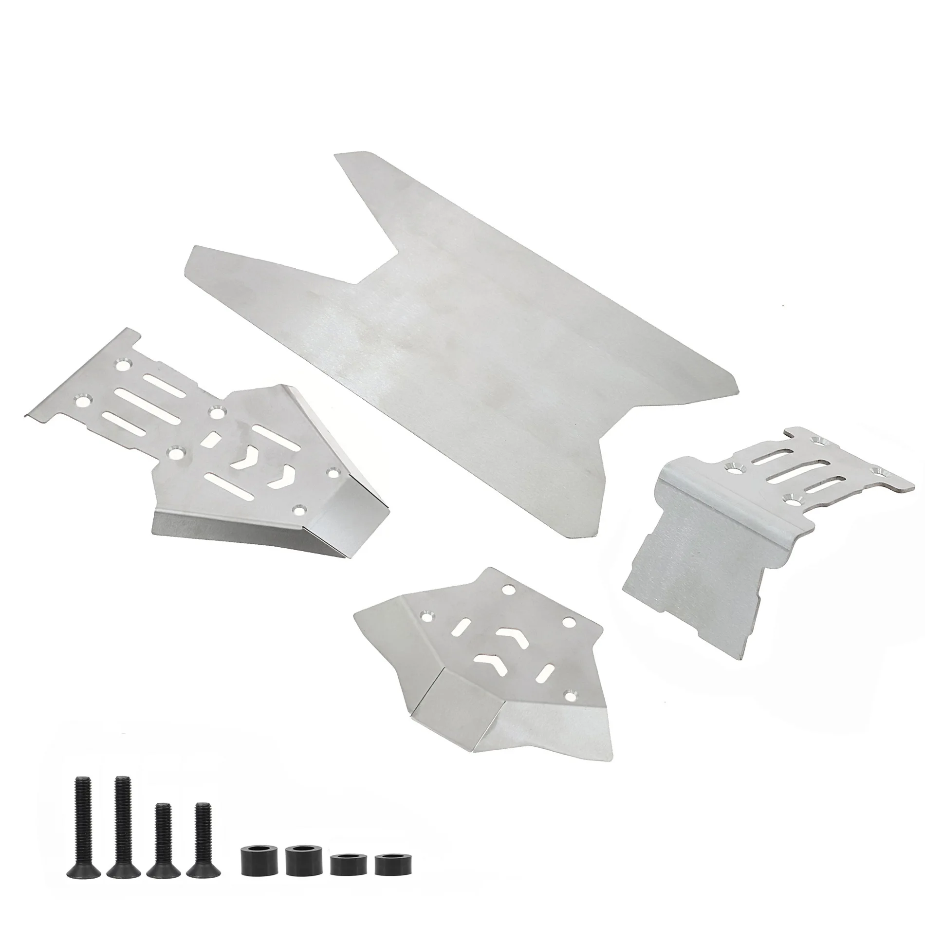 YIKONG YK7081 TB8 Stainless Steel Chassis Armor Guard Protection Protector Skid Plate RC Car Upgrade Parts Accessories