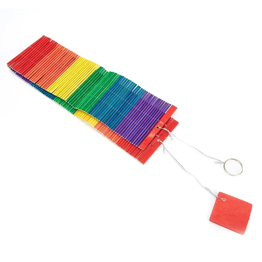 QqqqqqqqqqqqqqqqqqqqqqqqqqqqqqqqqqqqqqqColourful Kindergarten Garden Home Decorative Twisted Rainbow Wind Chime