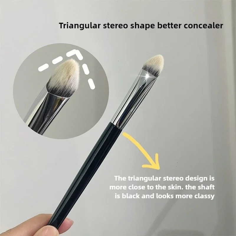 Karsyngirl Foundation Concealer Make-up Kwasten Driezijdige Helling Contour Hoogtepunt Detailborstel Cosmetische Schoonheidsborstel Tool