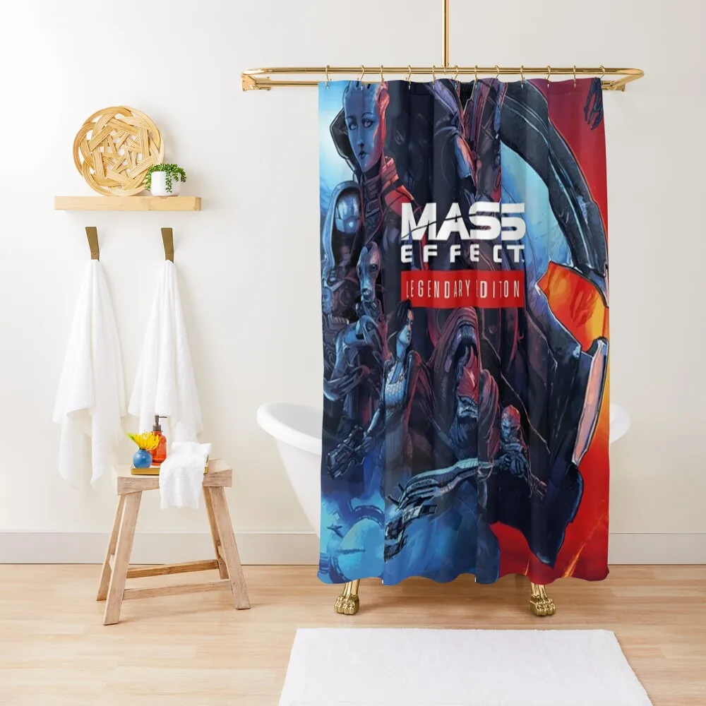 

The Legendary - The Effect Mass Poster Shower Curtain Shower For Bathroom For Bathroom Shower Curtain