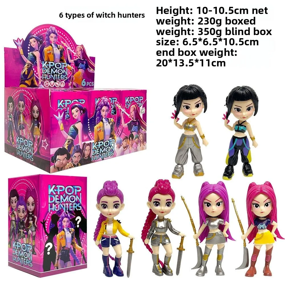 شيطان الصيادين أنيمي Kpop نموذج لجسم صندوق أعمى لعبة الكرتون الألعاب الأجهزة الطرفية مكتب الديكور جمع نموذج للطفل هدية