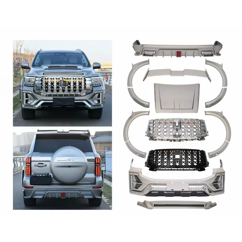 4X4 Offroad Custom Facelift Body Kit Painted & Unpainted Exterior Refit Parts for Tank 500