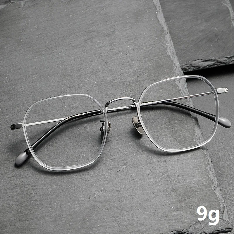 

Pure Titanium Eye Glasses Frame Men Women 2023 Vintage Round Myopia Optical Prescription Eyeglasses Frames Eyewear Spectacles