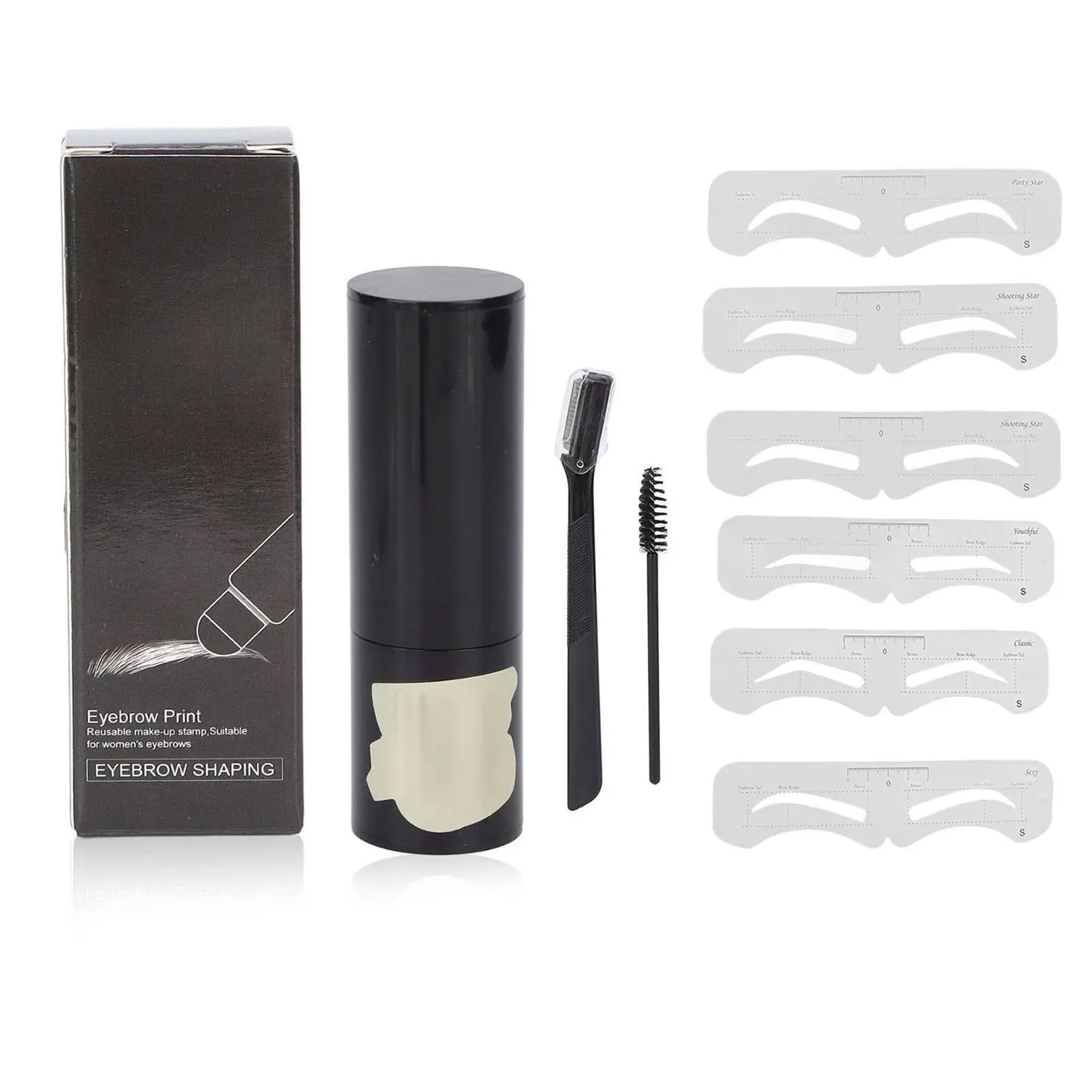 

Eyebrow Shaping Kit for women - Safe, Effective & Reusable Grooming Tool for Appointments