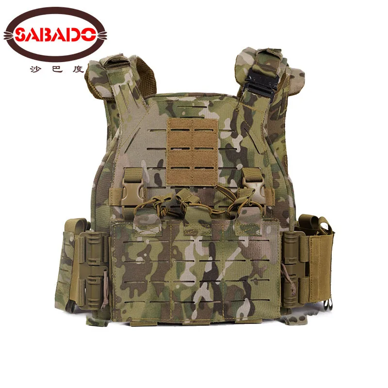 

Laser quick release tactical vest eating chicken real CS outdoor combat equipment multifunctional protective training vest