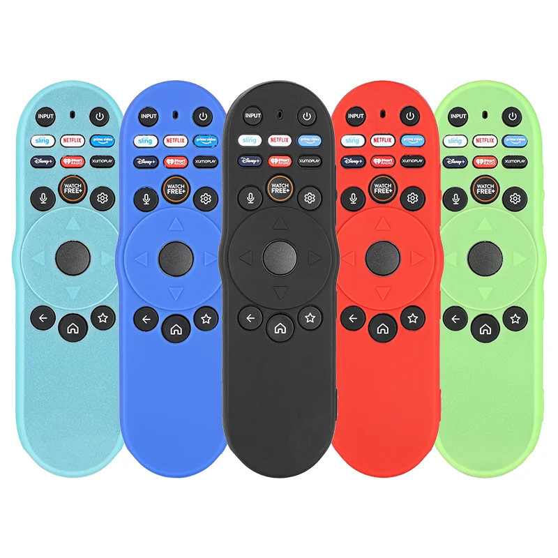 Silicone Remote Control Case For Vizio XRT270 XRT270R TV Remote Shockproof Protective Shell Cover With a Lanyard