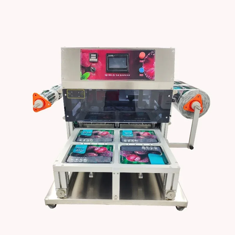 Vacuum modified atmosphere fresh-locking box, sealing machine, fruit preservation