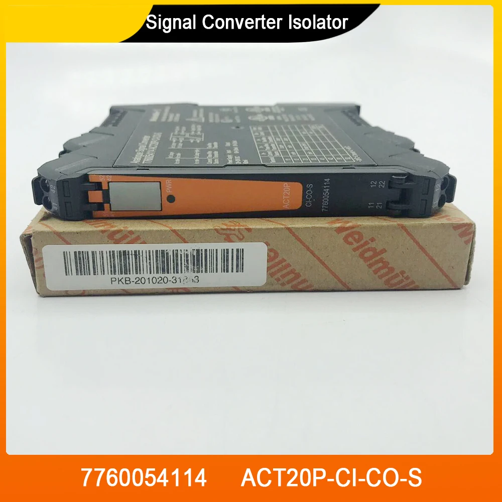 

7760054114 ACT20P-CI-CO-S Signal Converter Isolator For Weidmuller