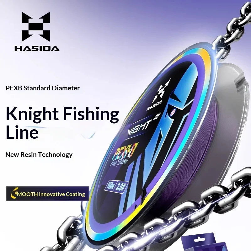 

Леска HISTAR Knight 8 Strands PE: ультрагладкая, для дальнего заброса, для ловли баса, ультралегкая основная леска