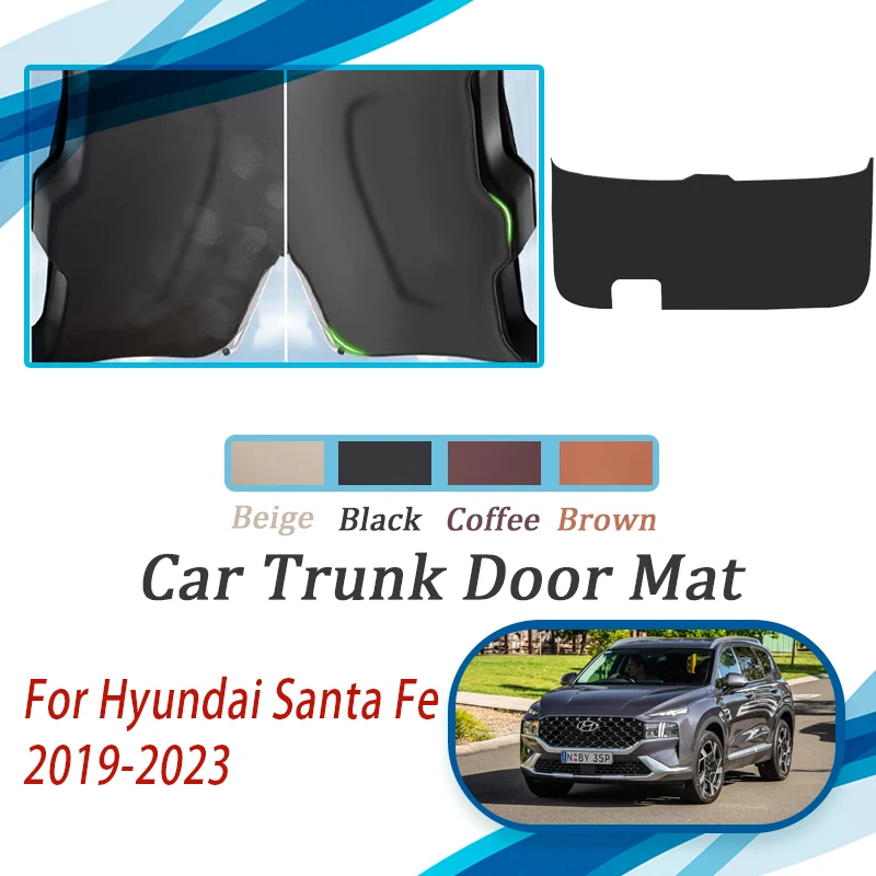 

Car Tailgate Pads For Hyundai Santa Fe TM 2019 2020 2021 2022 2023 Anti-dirty Trunk Door Mats Carpets Auto Interior Acesssories