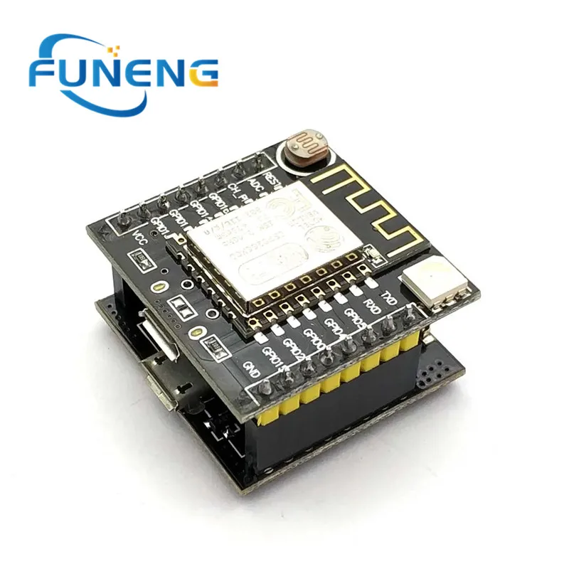 2pcs  ESP8266 Serial WIFI Witty Cloud Development Board ESP-12F Module MINI Nodemcu