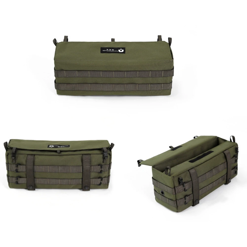 Tactics Pouch Storage Bag Waterproof Large Capacity 1050D Molle Bag Foldable Table Side Bags Multifunctional For Hiking Camping