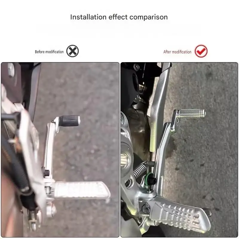 FIT For QJMOTOR SRK921RR Widened Foot Brake Pedal Modified Parts for SRK 921 RR