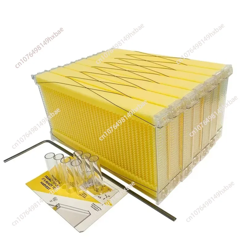 Self Flowing Hive Frames Automatic Extraction Boxes Honey Spleen Plastic  Honey Hive Frames Beehives