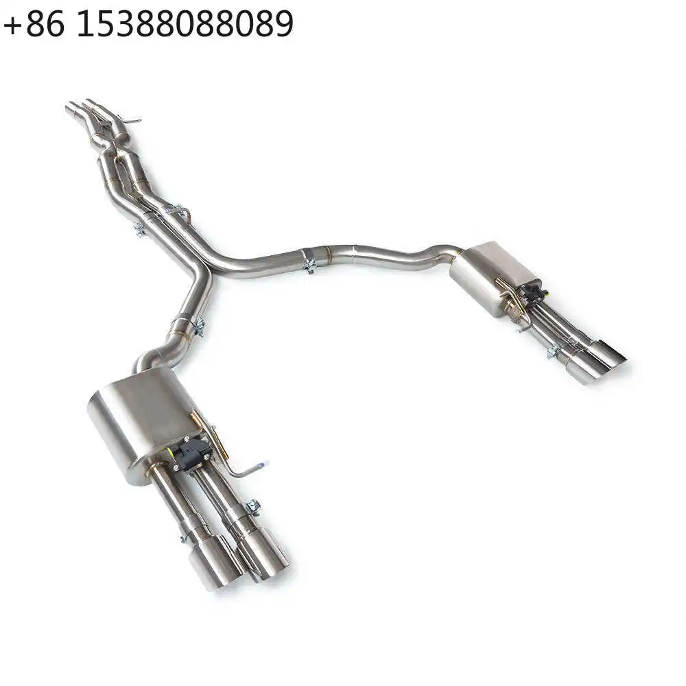 Suitable for RS5 4.2 B8 2010-2016 high performance smart valve cat fleece exhaust pipe perfect fit(1pcs)