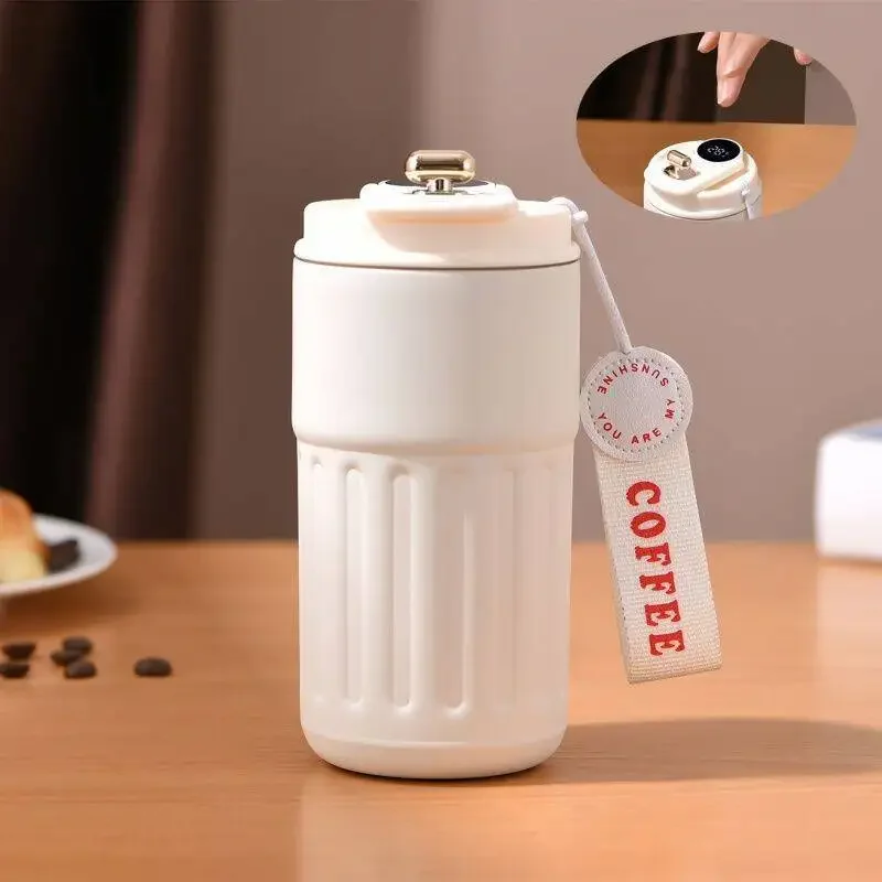 Drinkware Smeg Coffee Water Thermos Temperature Vacuum Stainless Steel Thermos Bottle Intelligent Vacuum Flasks & Thermoses 316