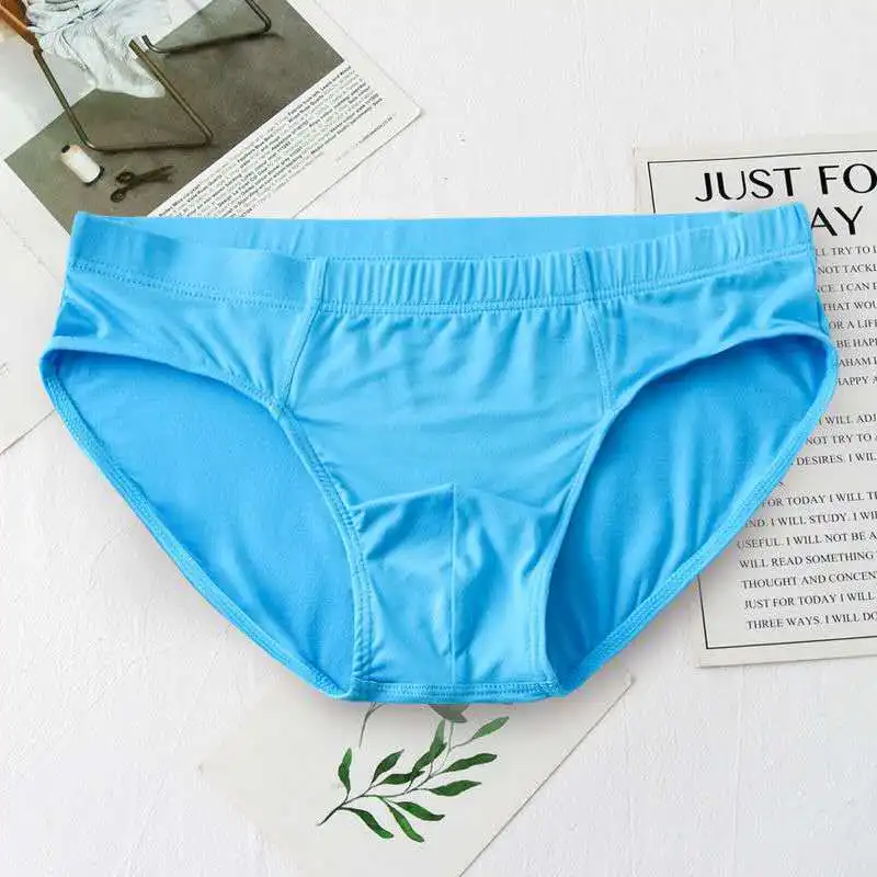 Slip respirant pour homme, sous-vêtement Sexy