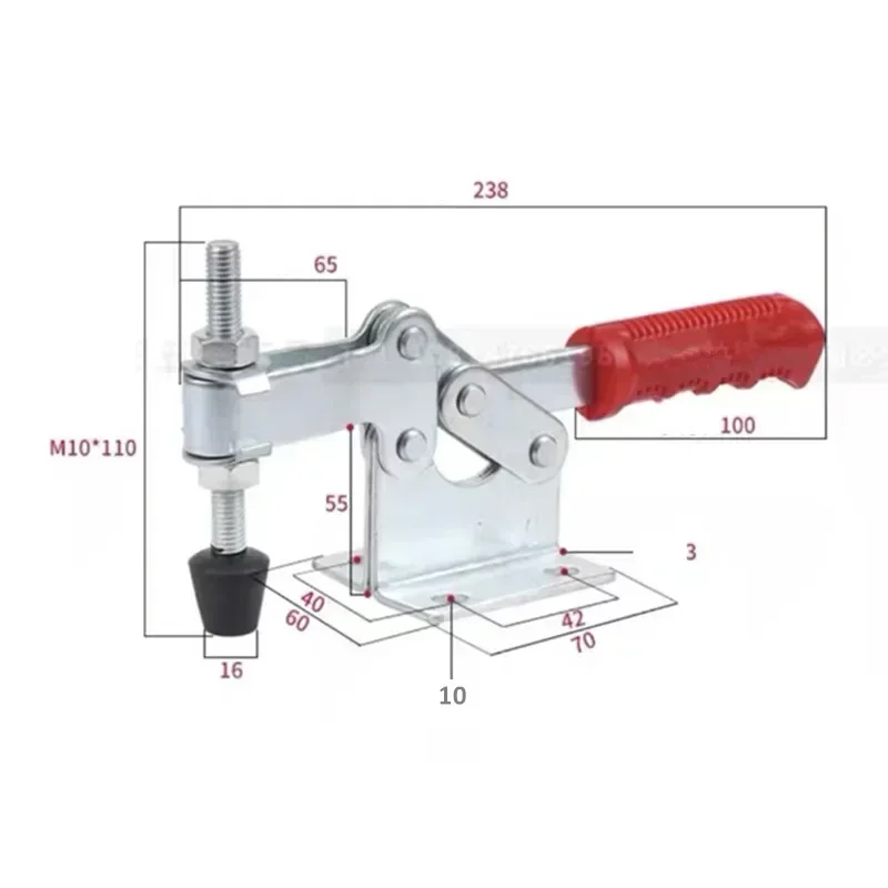 Drohnenstativklemme für DJI DJI Agriculture Agras Drone T30,T40,T20P