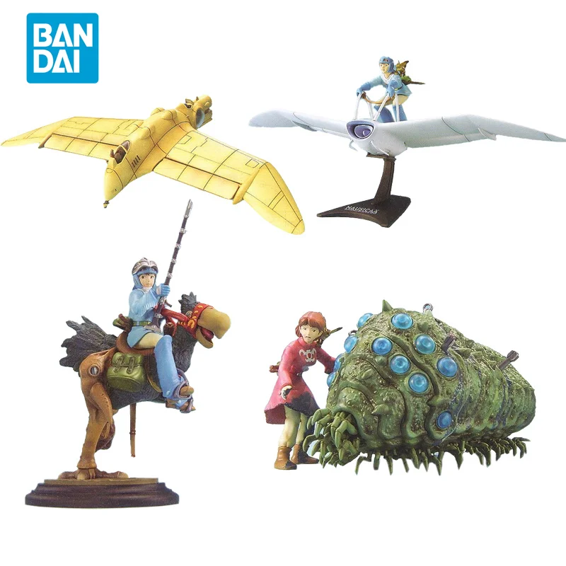 

Оригинальная аниме-фигурка Bandai, шушуба из долины ветра, Chocobo Glider Laputa Flaptter игрушечные модели, подарки для детей