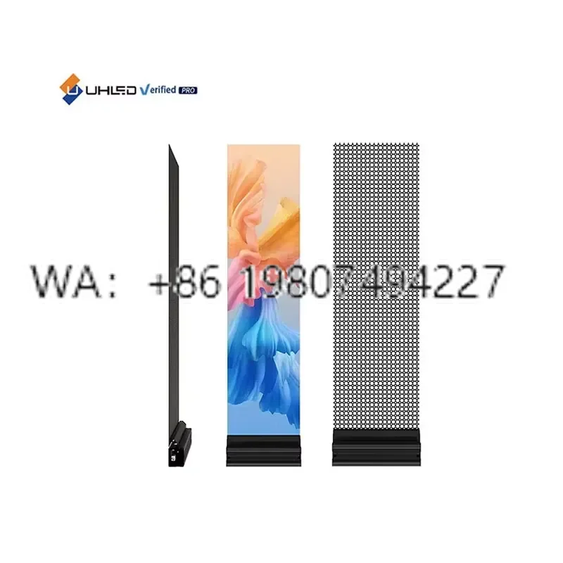 for Indoor Transparent P3.9 LED Display Screen Holographic Glass Screen with Integrated Driver for Shopping Malls