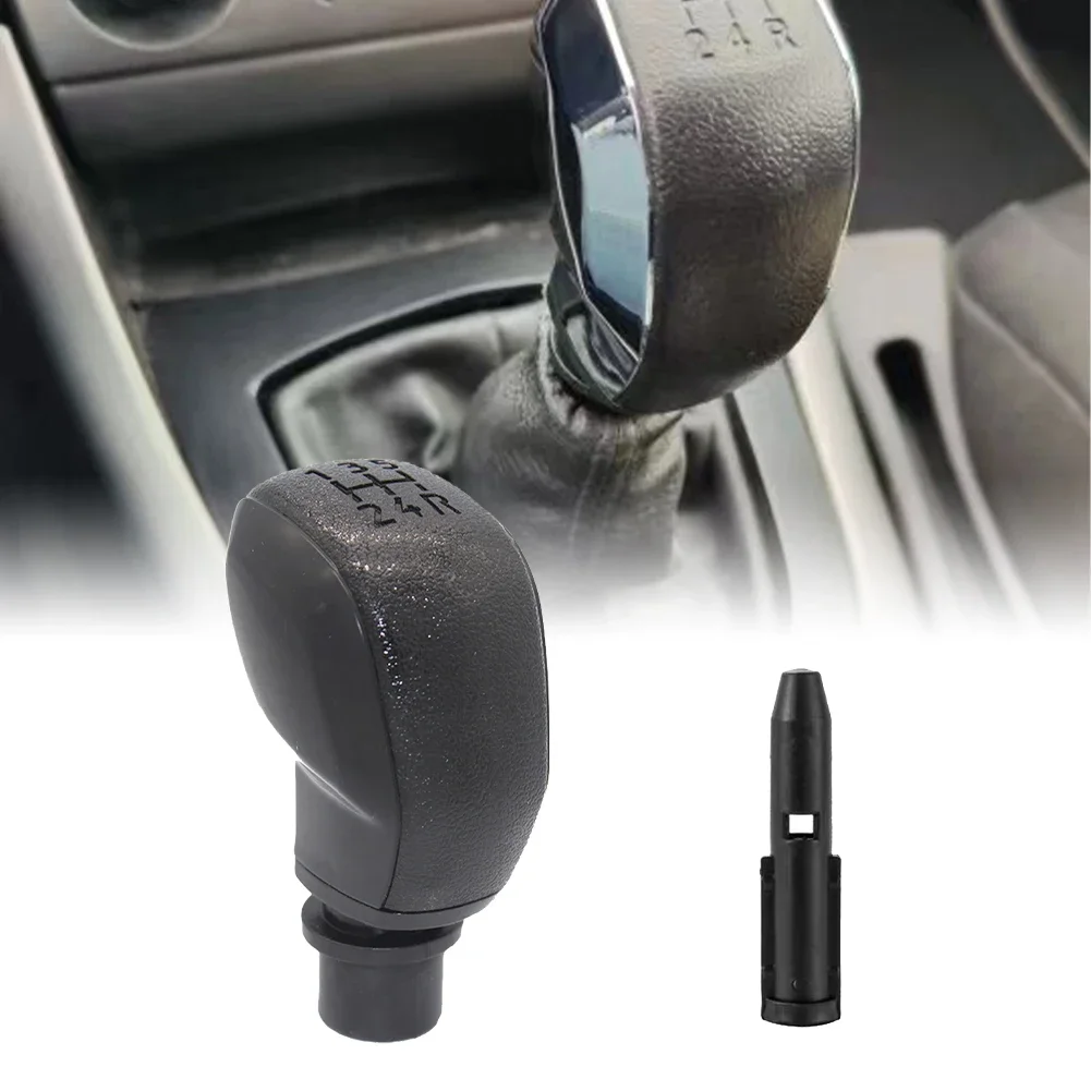 Car Interior Upgrade Bright Silver Car Gear Shift Knob Auto Gear Handle ABS Plastic Construction Anti-corrosion Material